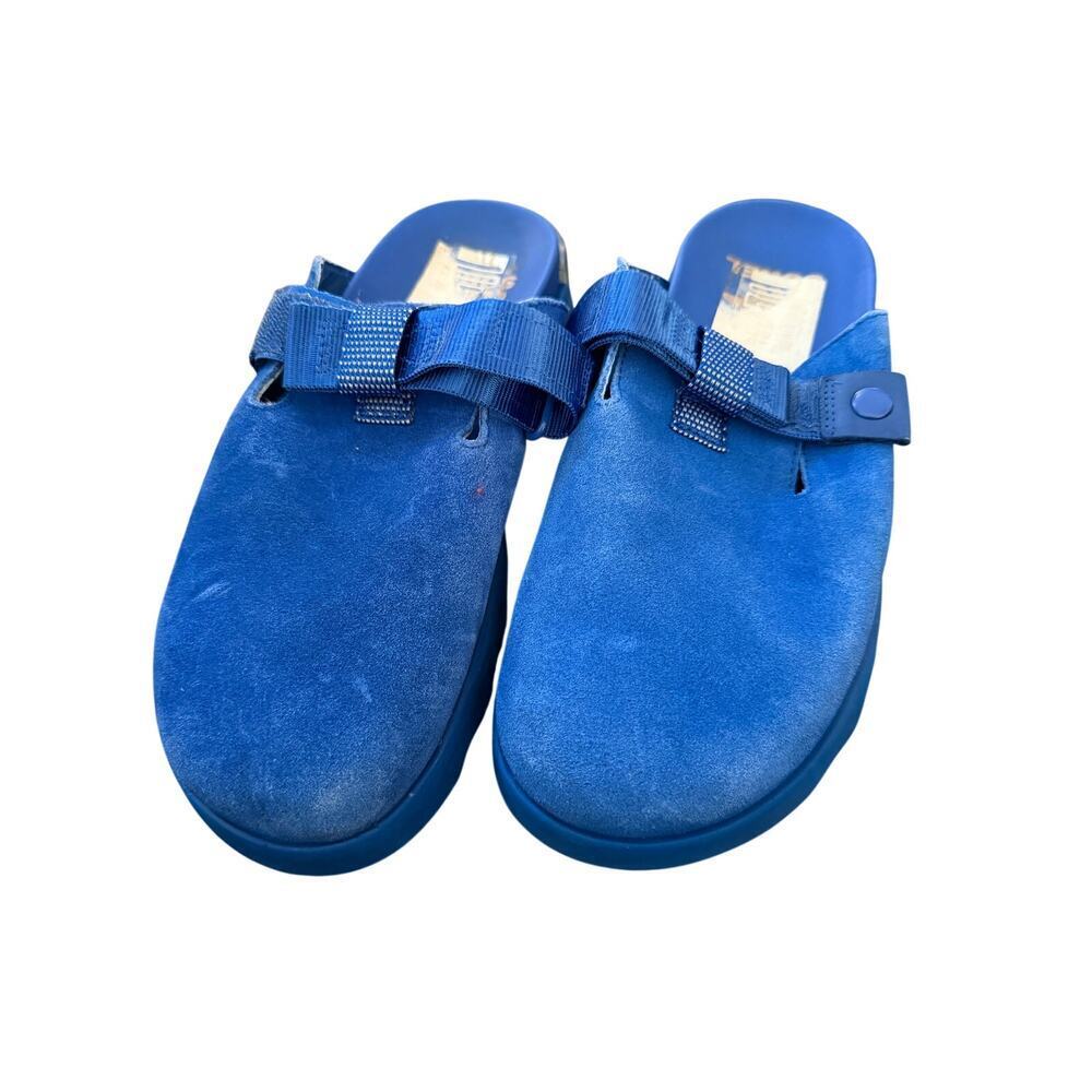 Sorel Viibe Clog Slip-on Suede Clog Buckle Blue Size 7